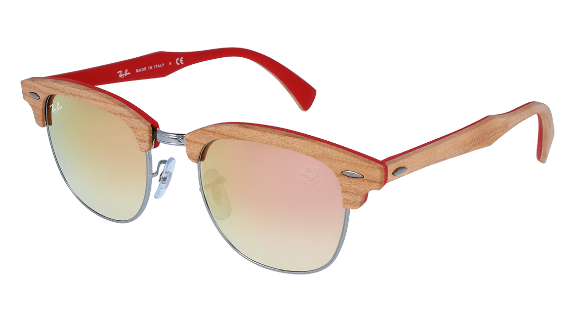 Clubmaster wood polarized 2025